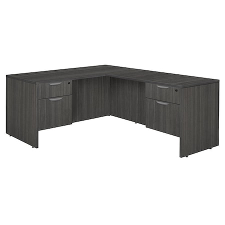 Regency Legacy L-Desks, 77 D X 29 H, 60 W X Wood, Ash Grey LLD603047AG